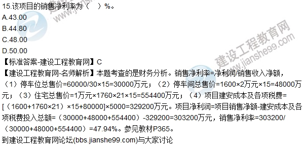 2015房估房地產基本制度與政策試題解析綜合分析題