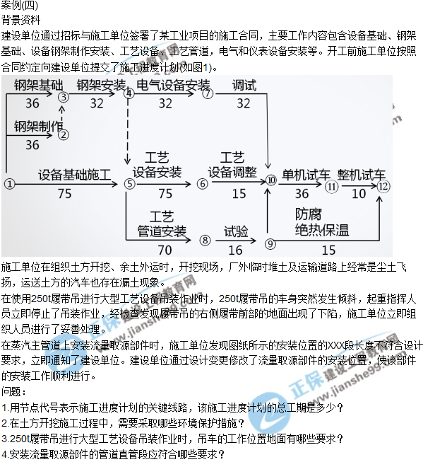 2018年二建《機(jī)電工程管理與實(shí)務(wù)》試題及答案解析