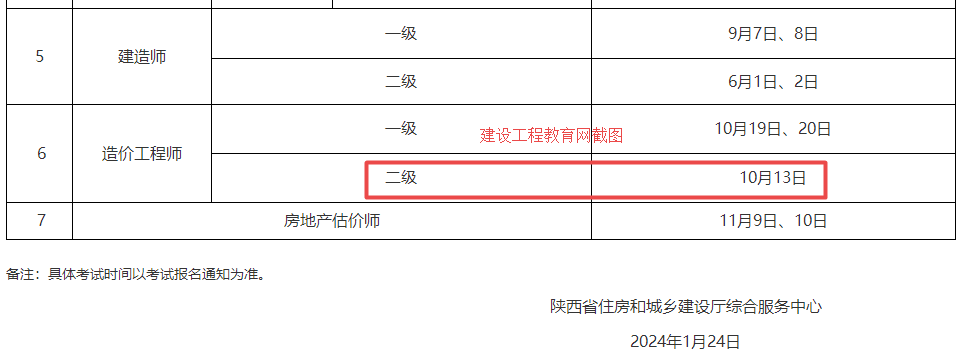 陜西二造考試時(shí)間
