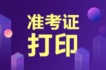 準(zhǔn)考證打印